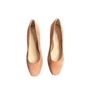 Cole Haan ZeroGrand Women's Blush Suede Square Toe Pumps Size 9 NWOB